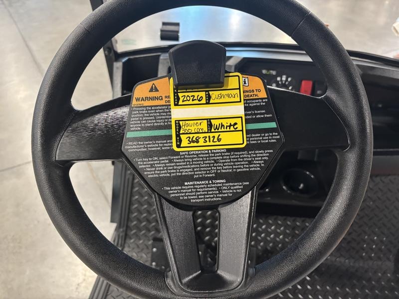 2027 Cushman Hauler 800 ELiTE Lithium Golf Car