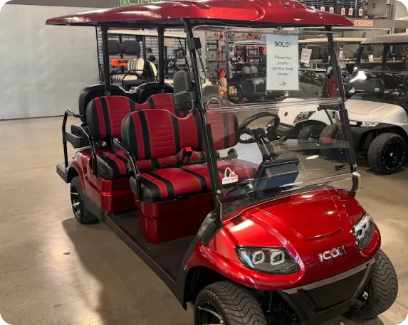 Golf cart available through financing