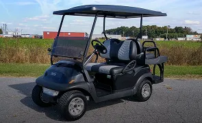 New golf carts covered by a factory warranty