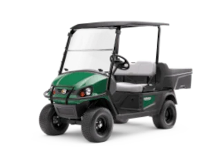Green Cushman Hauler 800X utility vehicle