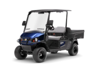 Blue Cushman Hauler Pro utility vehicle