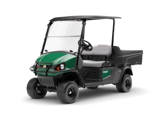 Green Cushman Hauler Pro utility vehicle